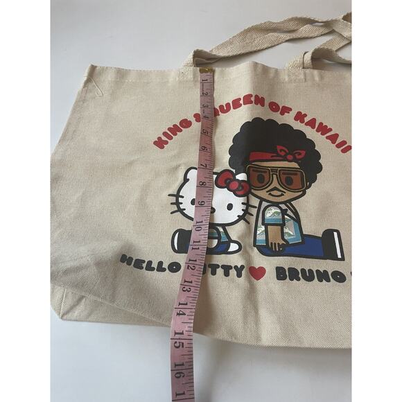 BRUNO‎ MARS HELLO KITTY Collaboration Tote Bag 2024 VEGAS HK Cafe Authentic READ - Picture 7 of 10